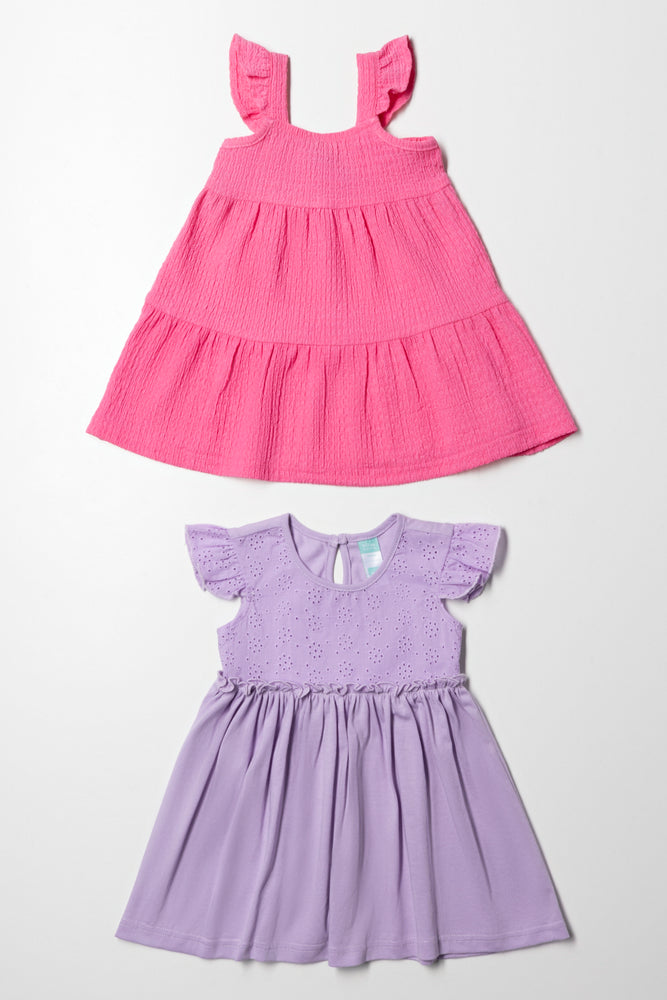 New Markdowns sleek midi dress2 Pack Dresses Pink And Purple