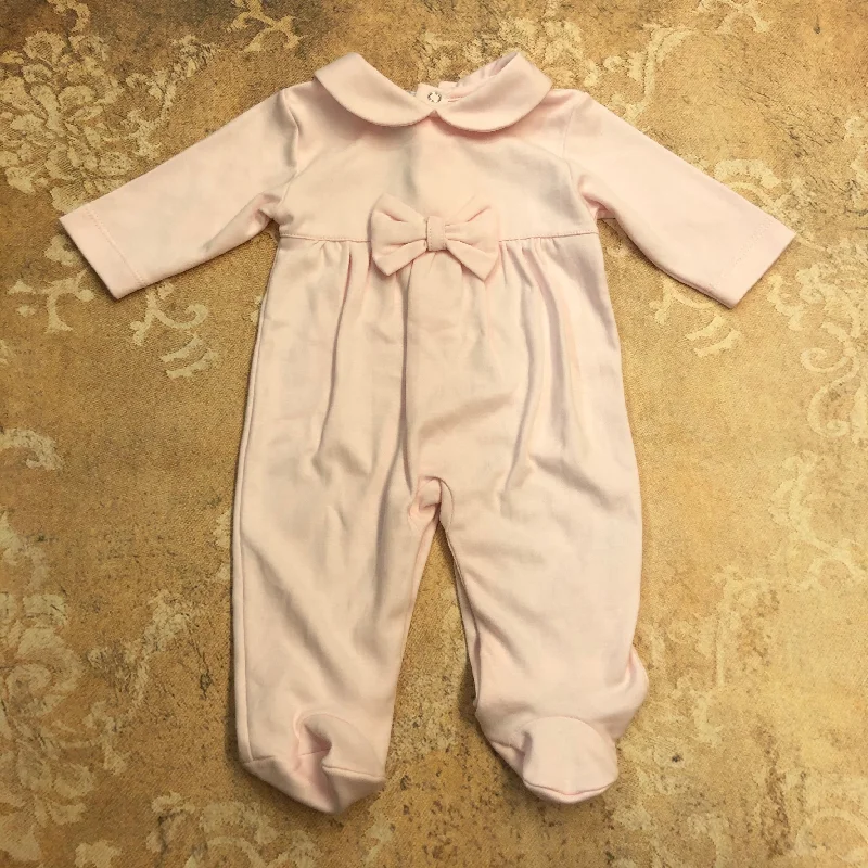 Reduced Prices mini dressPima Cotton Pink Bow Footie