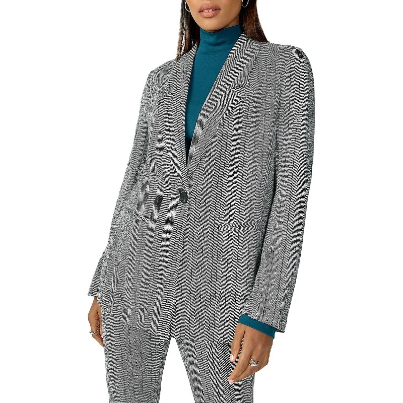 Exclusive Savings casual trench coatWomens Herringbone Office One-Button Blazer