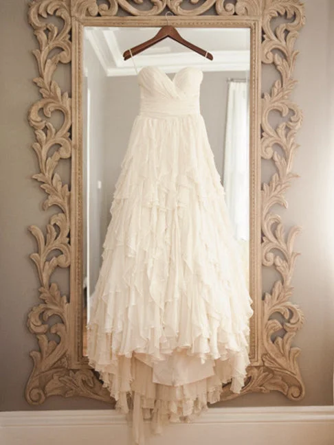 New Markdowns Vintage Wedding Dresses Sexy Sweetheart Short Train Bridal Gown JKW042