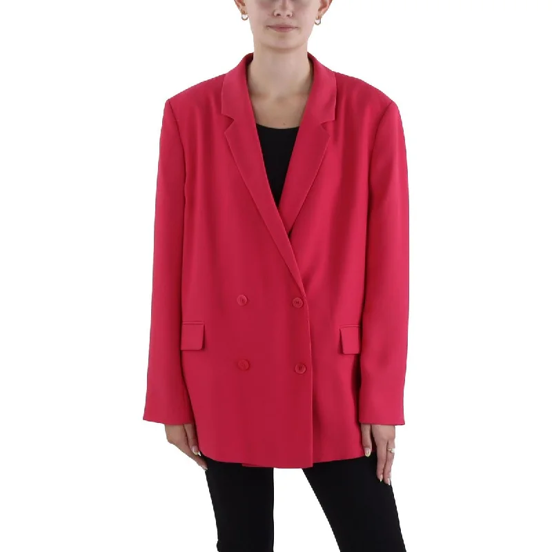 Warehouse Sale fashion coat with hoodAbania Womens Suit Separate Work Wear Double-Breasted Blazer