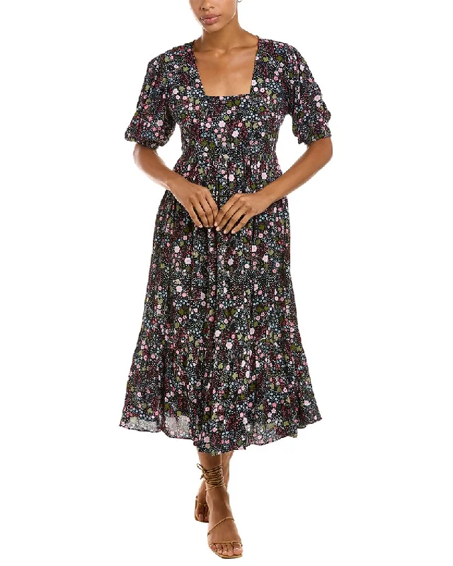Flash Sale sleek dressCelina Moon Tiered Midi Dress