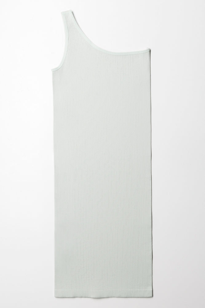 Final Clearance v-neck dressSeamless One Shoulder Dress Light Green