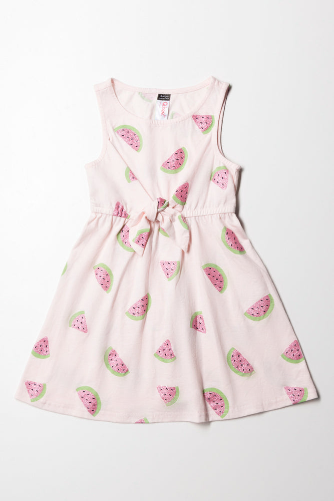Unmissable Offer flowy maxi dressWatermelon Sleeveless Knit Dress  Tie Light Pink