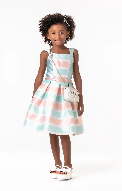 Take Advantage sophisticated dressOrganza Striped Dress