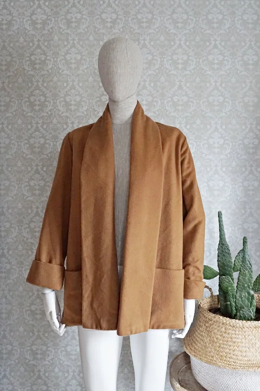 warm weather jacketVintage Cashmere Swing Coat