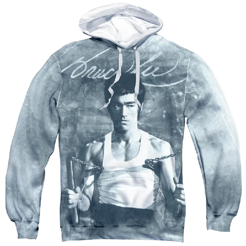 Buy Now oversized pullover hoodieBruce Lee Nunchucks - All-Over Print Pullover Hoodie