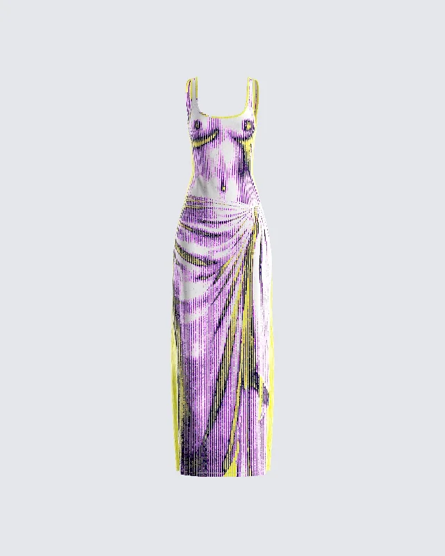 Price Buster chic dressMirabel Body Print Maxi Dress