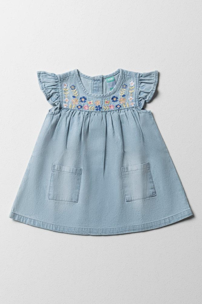Act Now wool dressA-Line Denim Dress Light Blue