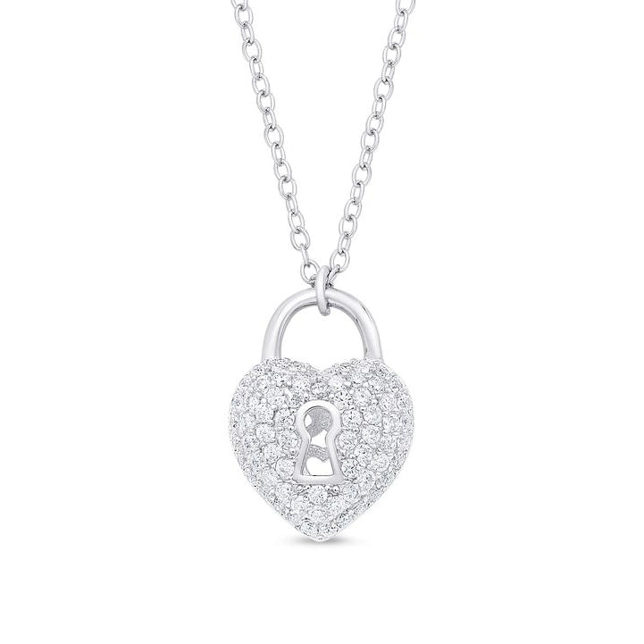 ruched dressLily Nily Heart Lock Pendant