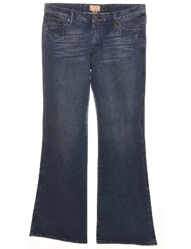 tailored jacketEmbellished Medium Wash Y2K Flared Jeans - W35 L32