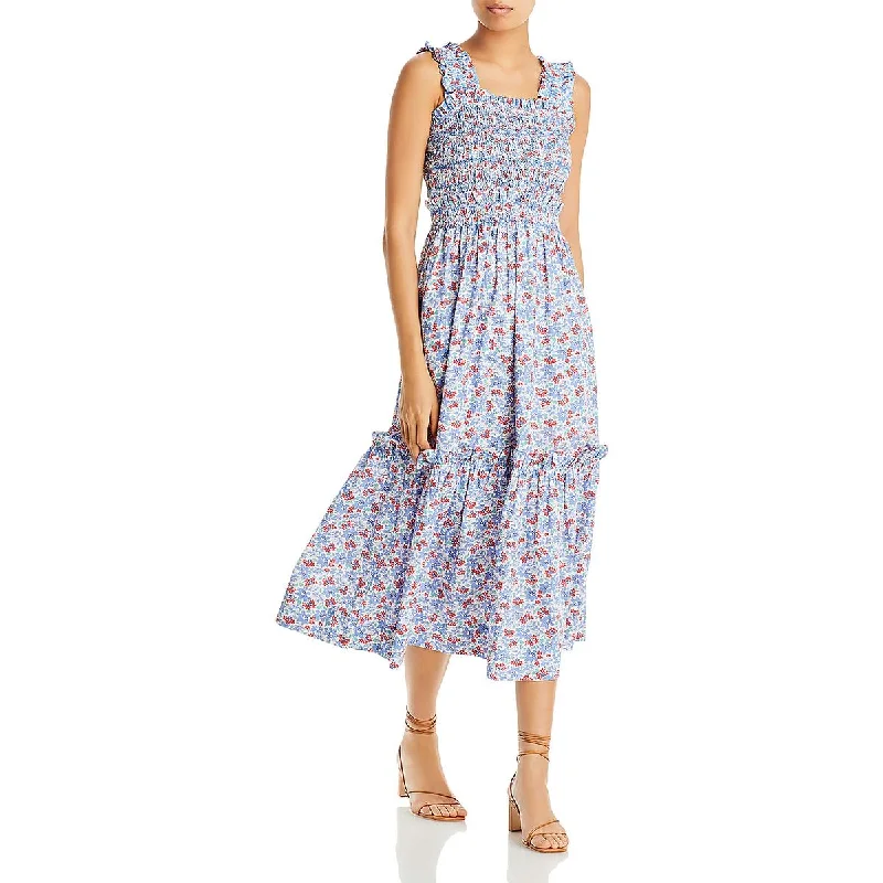 wool dressSea New York Womens Peggy Cotton Mid-Calf Midi Dress