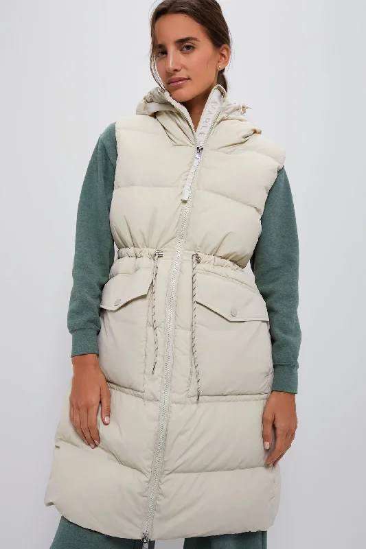 Exclusive Offers trendy bomber coatBone White Irving Down Gilet