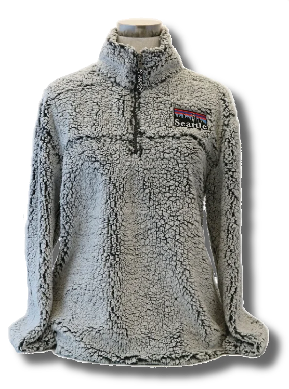 Super Bargain high-end athletic hoodieSherpa Pull-Over