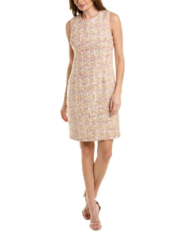 boho dressSt. John Tweed Wool-Blend Dress