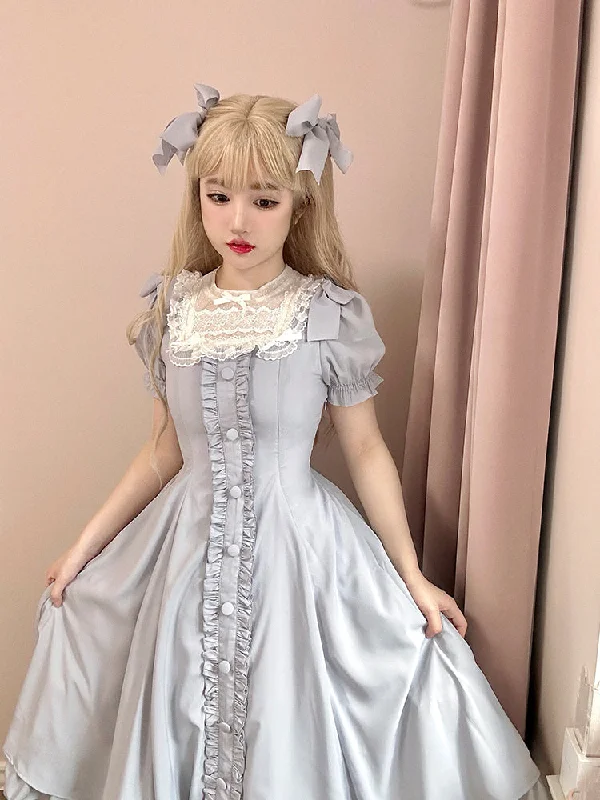 long version grey-blue