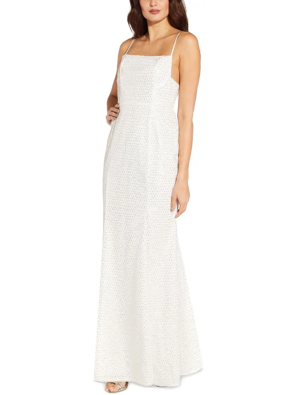 Closeout Sale off-shoulder dressWomens Sequined Maxi Evening Dress