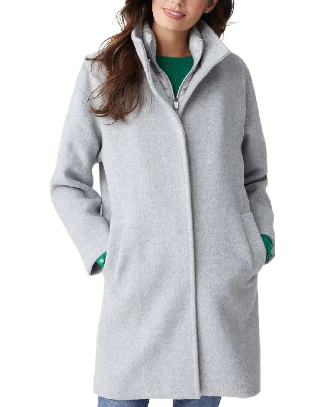 Exclusive Preview raincoatJ.Mclaughlin Stoll Wool-Blend Coat