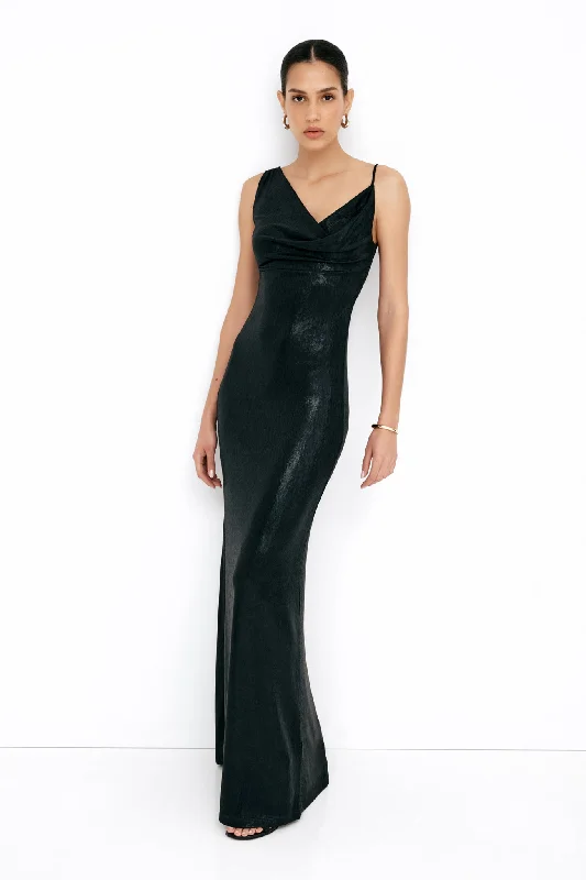 Discount Deals long sleeve dressLiberty Metallic Gown