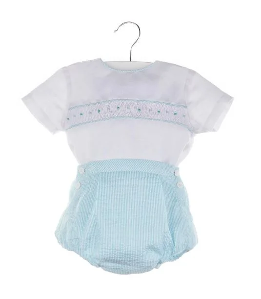 Clearance Items long-sleeve floral dressLuli & Me Boy's Mint Set