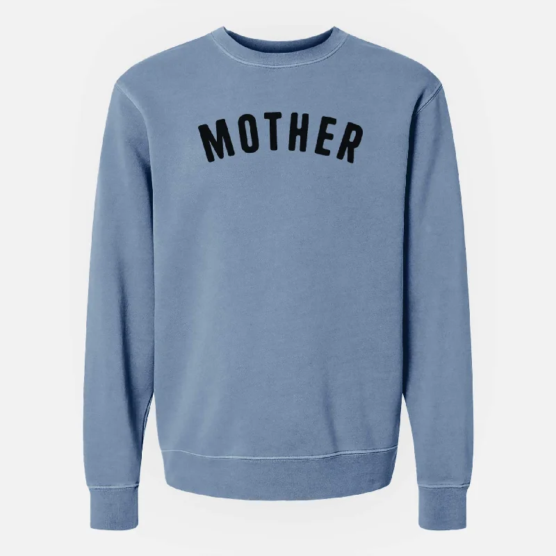 stylish athletic hoodieMother - Articulate Collection - Unisex Pigment Dyed Crew Sweatshirt