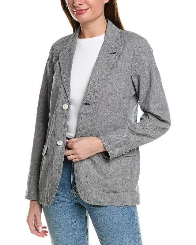 retro jacketAlex Mill Boy Linen-Blend Blazer