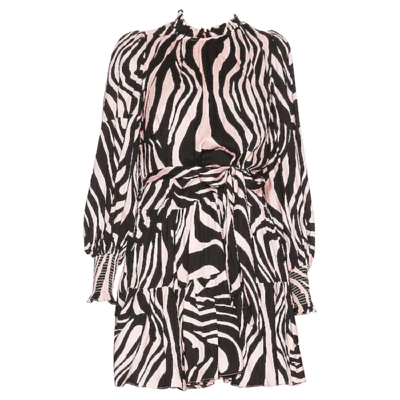 Exclusive Online Offer comfy dressKali Long Sleeve Mini Dress Zebra Bark Giant Misty Pink in Zebra Bark Giant Misty Pink Exclusive Online Offer comfy dressKali Long Sleeve Mini Dress Zebra Bark Giant Misty Pink in Zebra Bark Giant Misty Pink