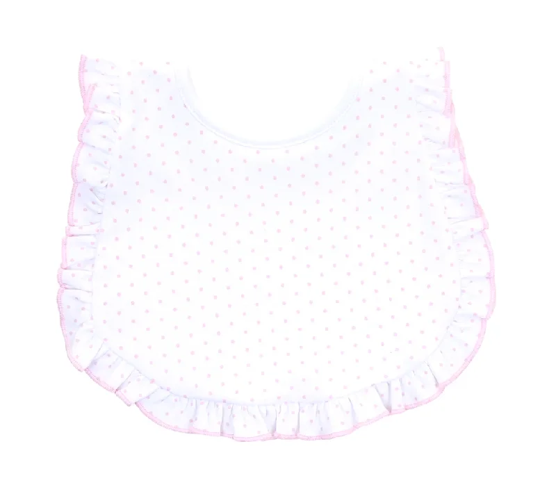 Hurry In casual knit dressMini Dot Ruffle Bib