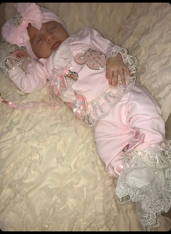 Get It Before It’s Gone chic wrap dressBowtiful Pink Layette Set