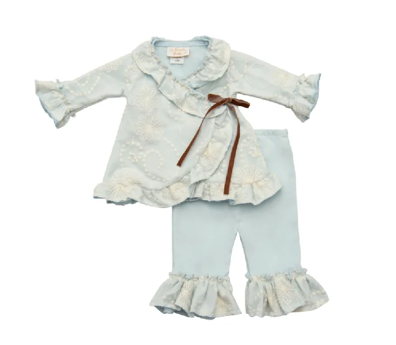 casual evening dressHaute Baby Powder Fresh Kimono Set