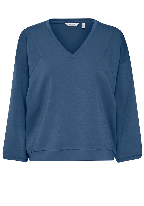 Bargain Prices premium hoodieB.Young Pusti V-Neck Sweatshirt, True Navy