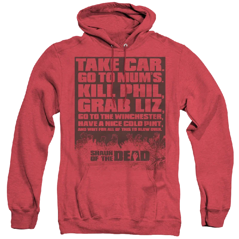 Special Price casual hoodie for menShaun of the Dead List - Heather Pullover Hoodie