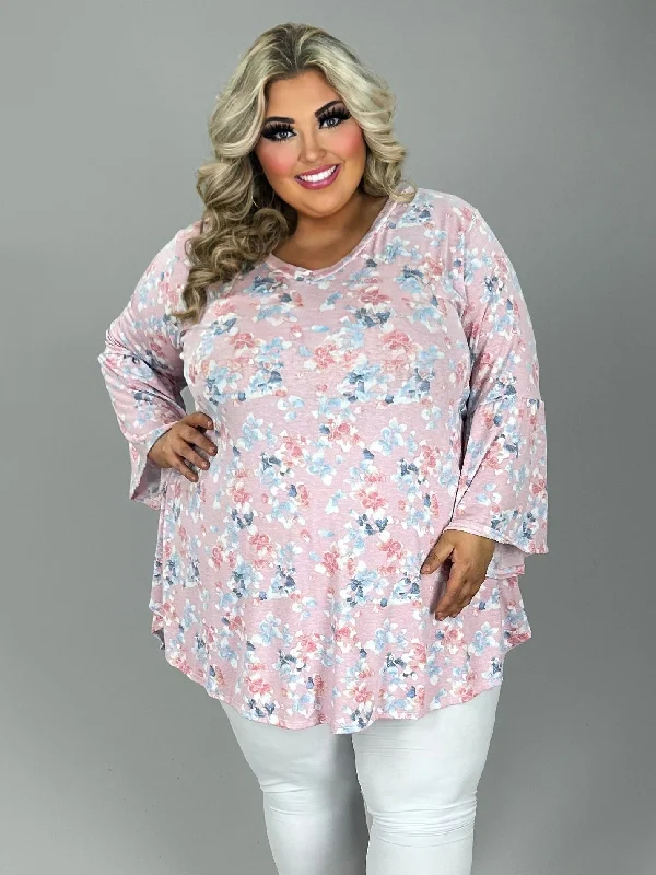 lace-up dress67 PQ {Small Victories} Pink Floral V-Neck Tunic EXTENDED PLUS SIZE 3X 4X 5X