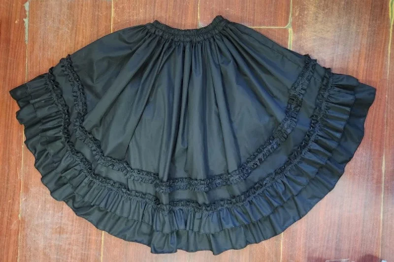 Deal Alert mini dress(BFM)WangYan&Summer~Cotton Lolita Embroidered Skirt Rose Hem Skirt