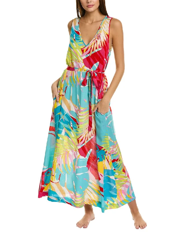 flowy maxi dressN Natori Bora Bora Tank Dress