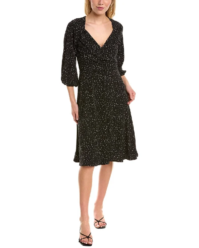 Seasonal Clearance knit dressLeota Surplice Midi Dress