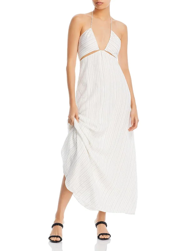 Deal of the Week lace-up dressWomens Halter Long Maxi Dress