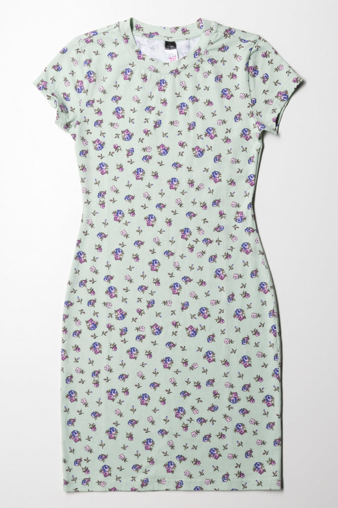Deal Explosion elegant evening dressDitsy Floral Bodycon Dress Green