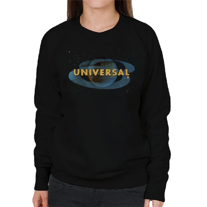 sleek sports hoodieUniversal Pictures Space Logo Women's Sweatshirt