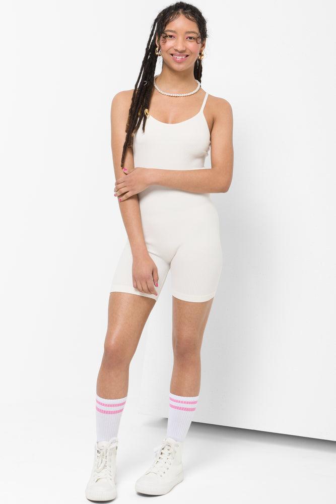 Big Discounts bodycon dressSeamless Short Play-Suit Beige