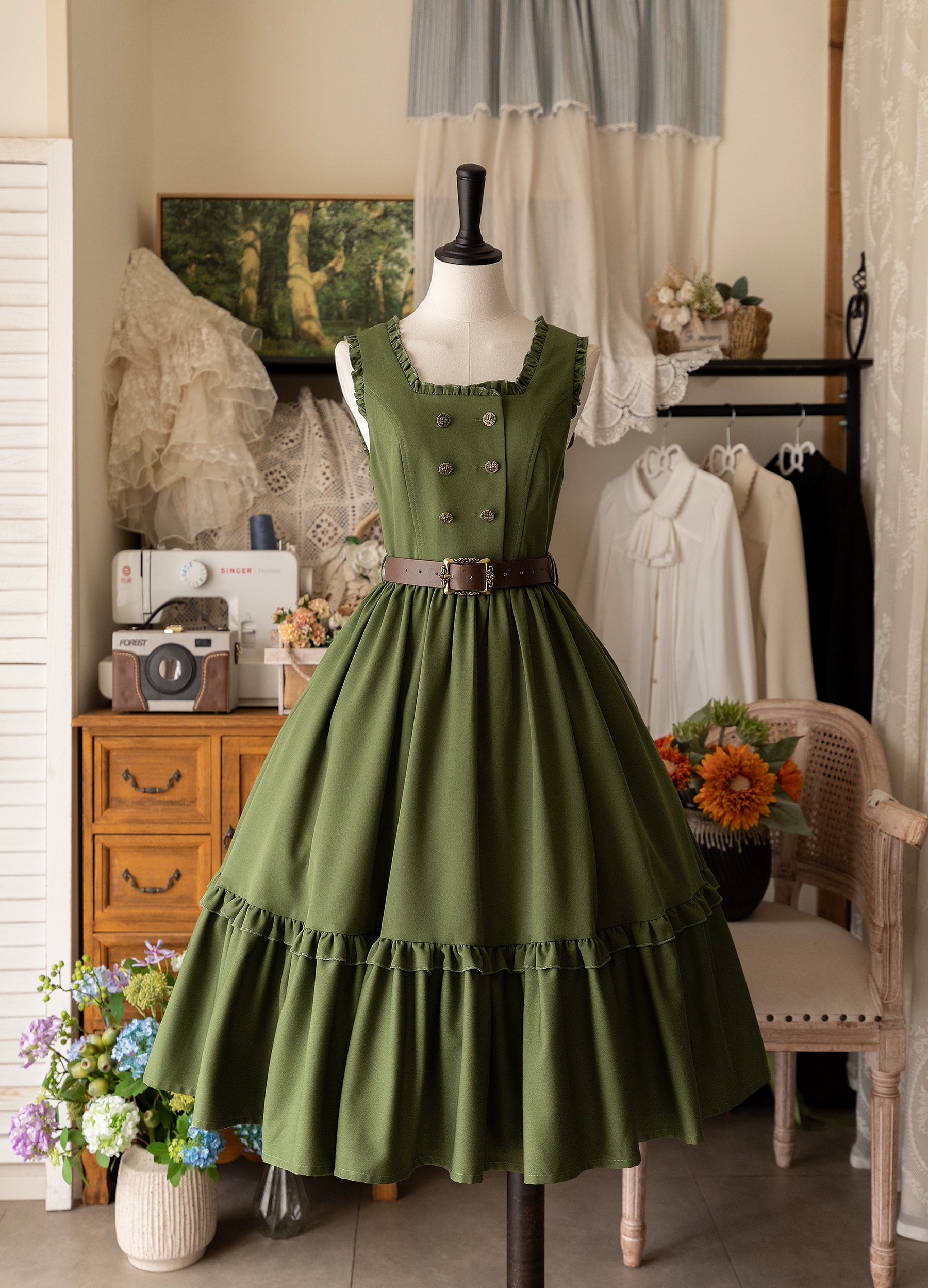 forest green JSK