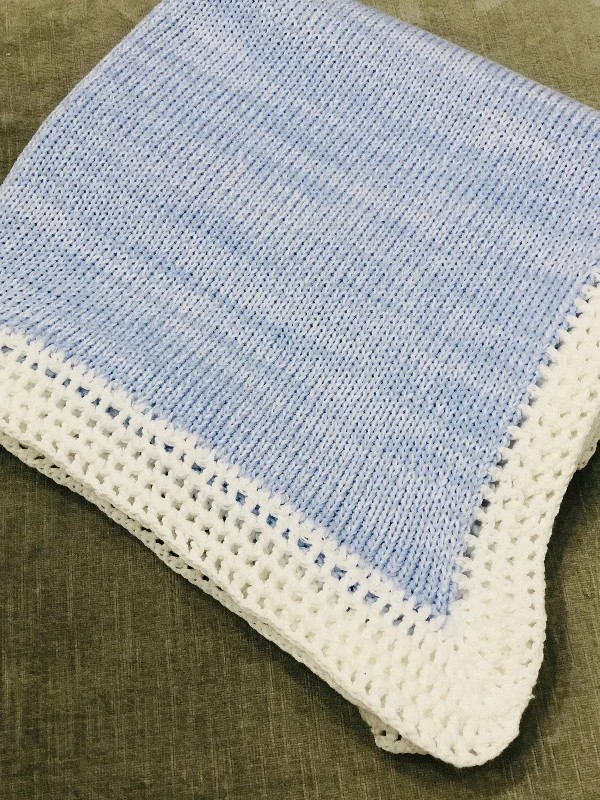 Flash Deals flowy dressBlue and White Tweed Blanket