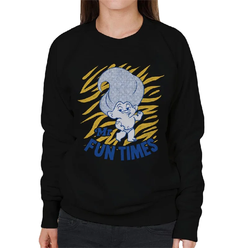 eco-friendly fitness hoodieTrolls Mr Fun Times Women's Sweatshirt