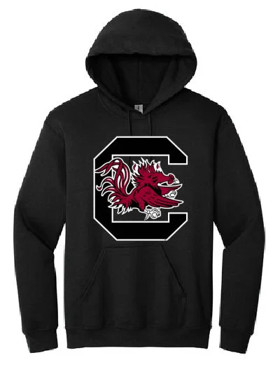 versatile jacketSouth Carolina Gamecocks Block C Hoodie- Adult/Black