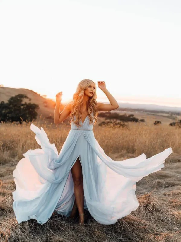 Exclusive Offers Cheap Prom Dresses Open Back Spaghetti Straps Long Simple Prom Dress with Slit JKL1177 Exclusive Offers Cheap Prom Dresses Open Back Spaghetti Straps Long Simple Prom Dress with Slit JKL1177