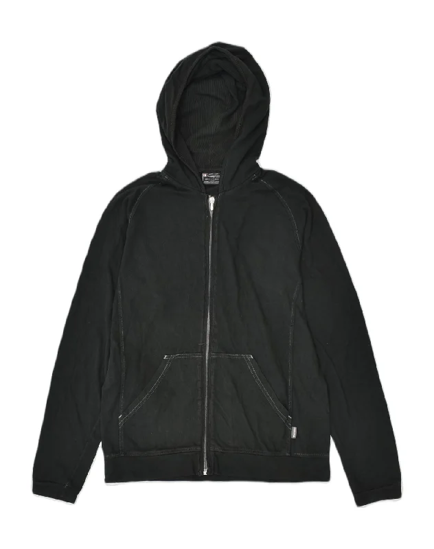 Limited Time Discount modern athletic hoodieCHAMPION Womens Zip Hoodie Sweater UK 14 Large Black