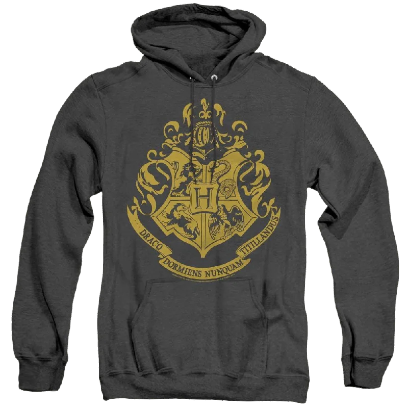 cool graphic hoodieHarry Potter Hogwarts Crest - Heather Pullover Hoodie