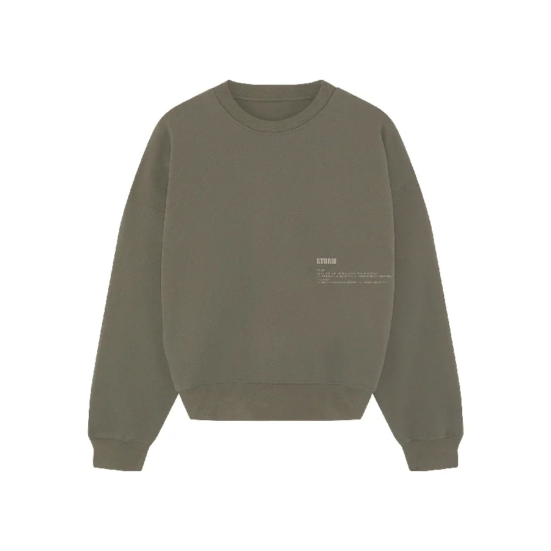 Act Fast casual streetwear hoodieEssential Sweatshirt Olive