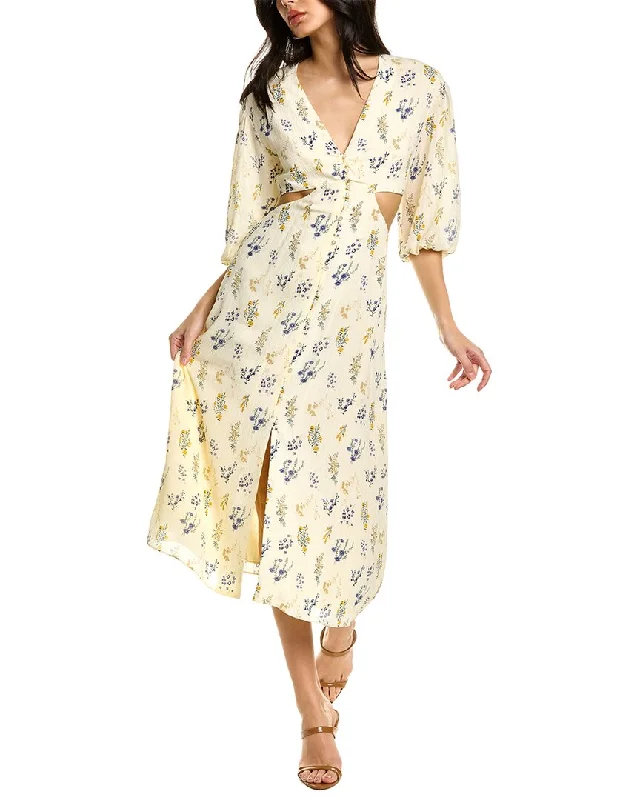 Weekend Flash Sale formal dressba&sh Cut-Out Midi Dress