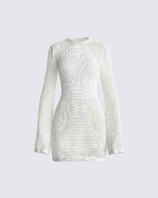 Low Prices casual shift dressAngelina Ivory Mini Dress